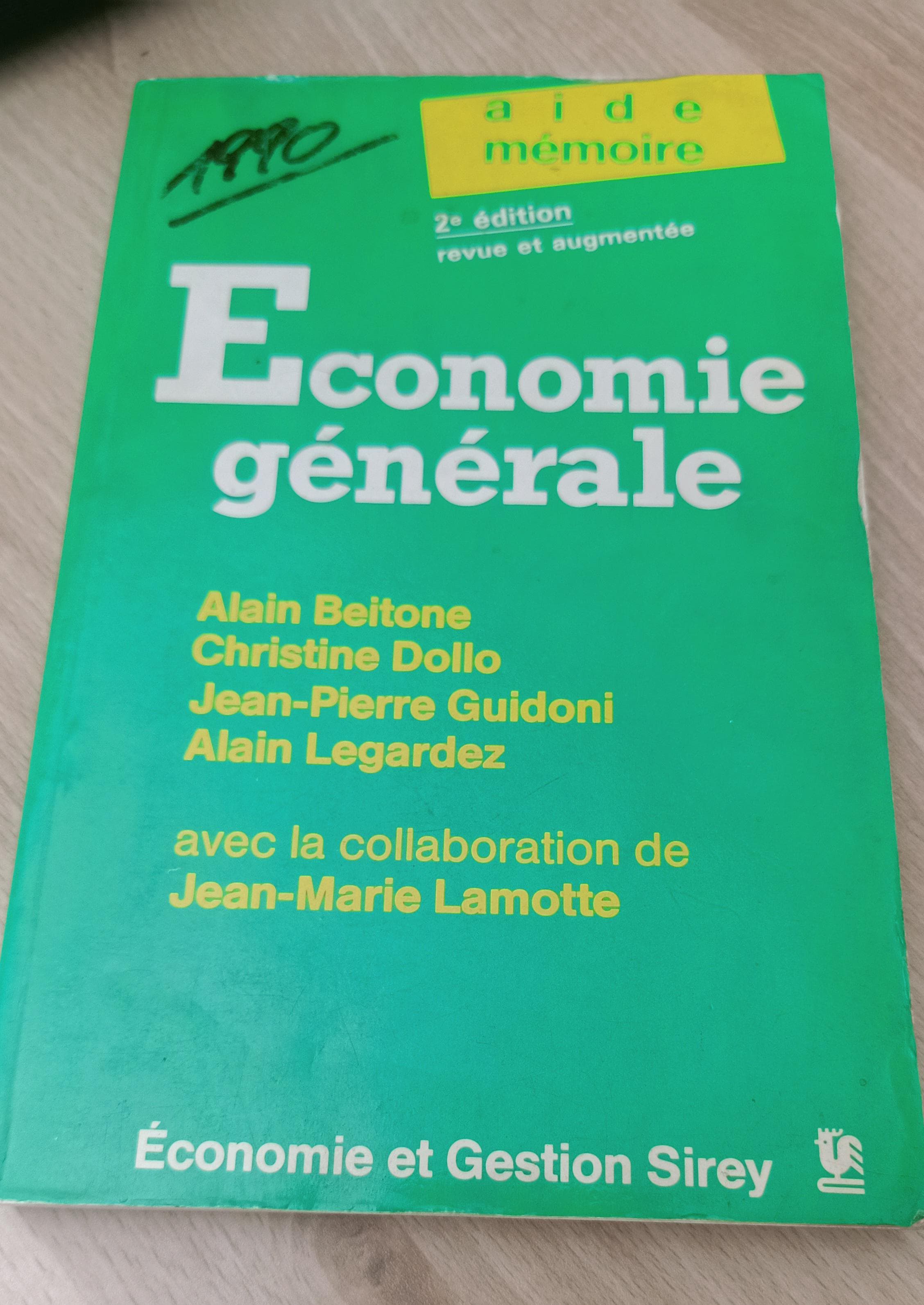 Economie générale