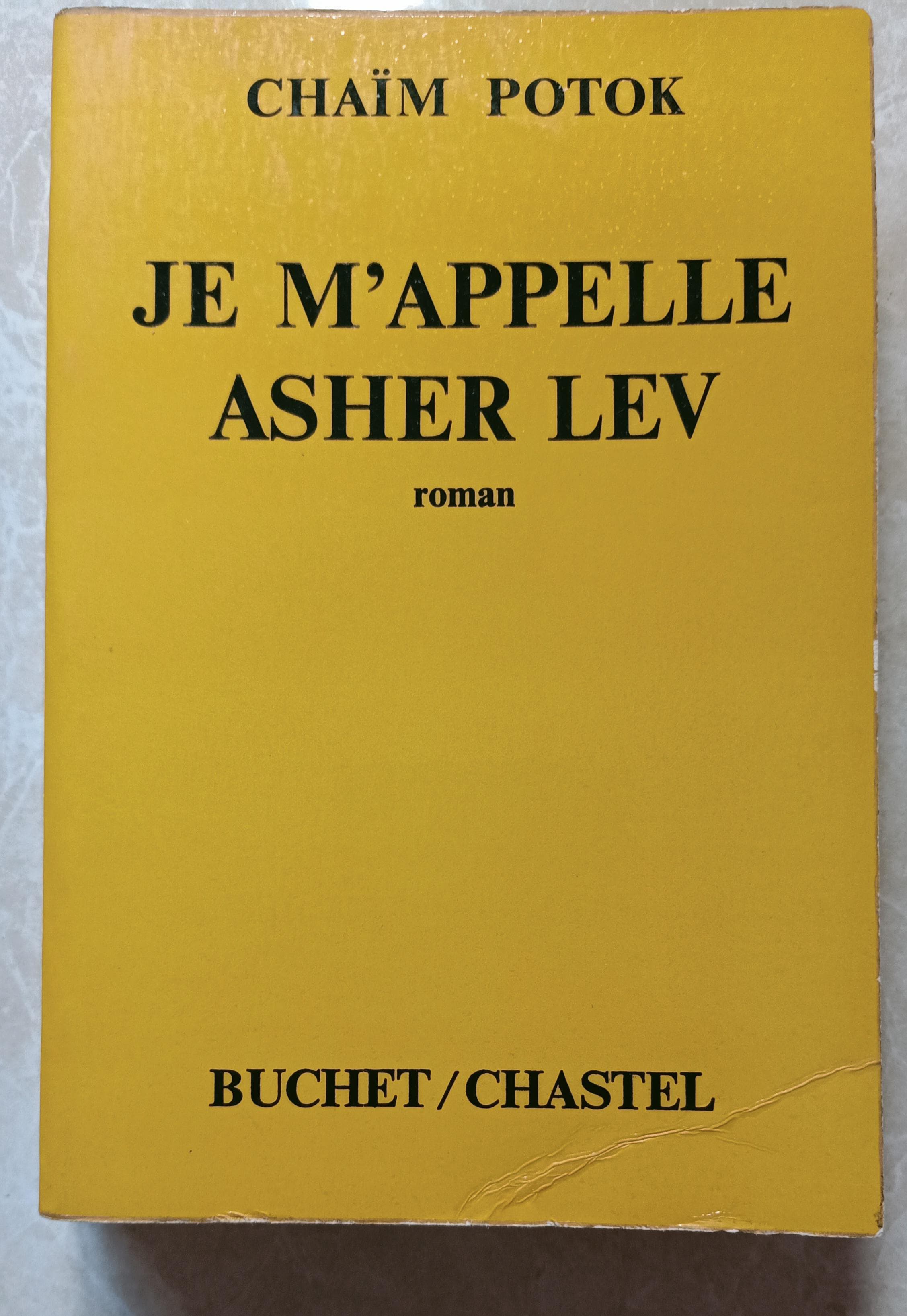 Je m'appelle Asher Lev
