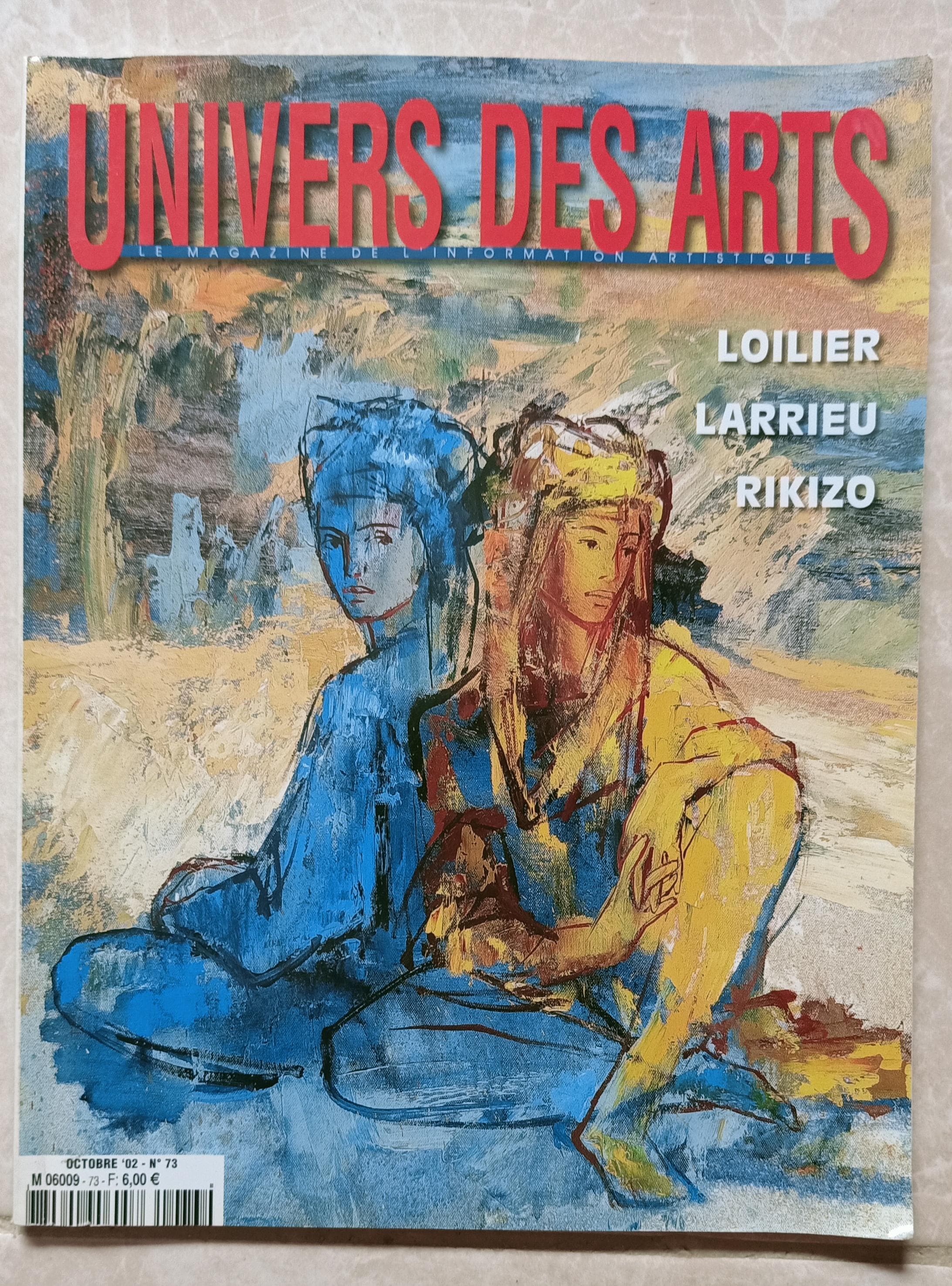 Univers des Arts - Octobre '02 - N° 73